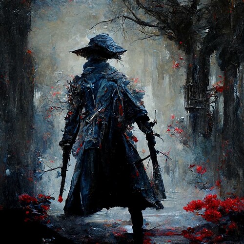 Snaku_bloodborne_hunter_illustration_oil_painting_impressionism_32055bd9-3da8-49b3-85ab-017ca4ee4edb