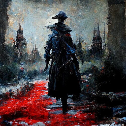 Snaku_bloodborne_hunter_illustration_oil_painting_impressionism_7fdd8b62-bfba-4d63-ab3b-a4d7c098911b